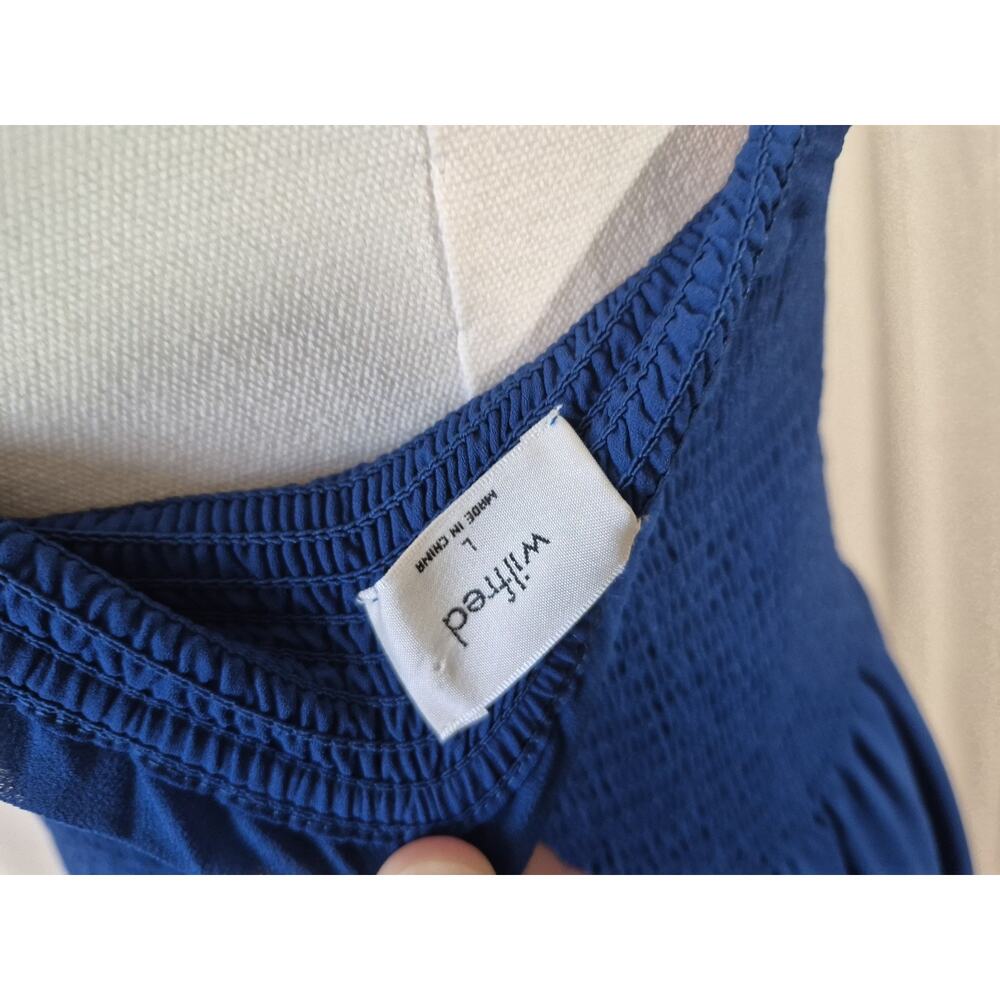Sold! Aritzia Wilfred Golden Hour *In Blue* Midi Dress Large